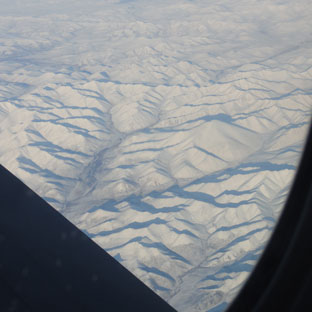 View from the airplane window